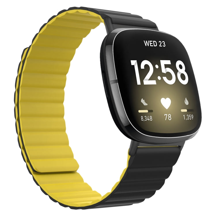 Cinturino universale in silicone magnetico, For Fitbit Versa 3 / Sense, For Fitbit Versa 4 / Sense 2