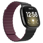 Cinturino universale in silicone magnetico, For Fitbit Versa 3 / Sense, For Fitbit Versa 4 / Sense 2
