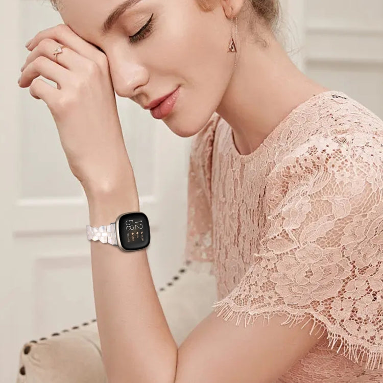 Cinturino universale in resina a rombo, For Fitbit Versa 3 / Sense, For Fitbit Versa 4 / Sense 2