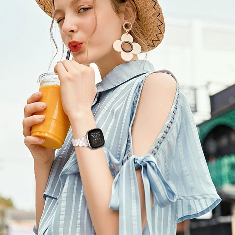 Cinturino universale in resina a rombo, For Fitbit Versa 3 / Sense, For Fitbit Versa 4 / Sense 2