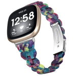 Cinturino universale in resina a rombo, For Fitbit Versa 3 / Sense, For Fitbit Versa 4 / Sense 2
