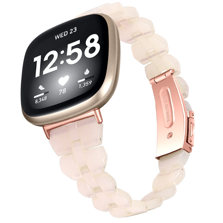 Cinturino universale in resina a rombo, For Fitbit Versa 3 / Sense, For Fitbit Versa 4 / Sense 2