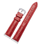 Cinturino per orologio in vera pelle con texture coccodrillo universale, For Fitbit Versa 3 / Sense, For Fitbit Versa 4 / Sense 2