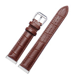 Cinturino per orologio in vera pelle con texture coccodrillo universale, For Fitbit Versa 3 / Sense, For Fitbit Versa 4 / Sense 2