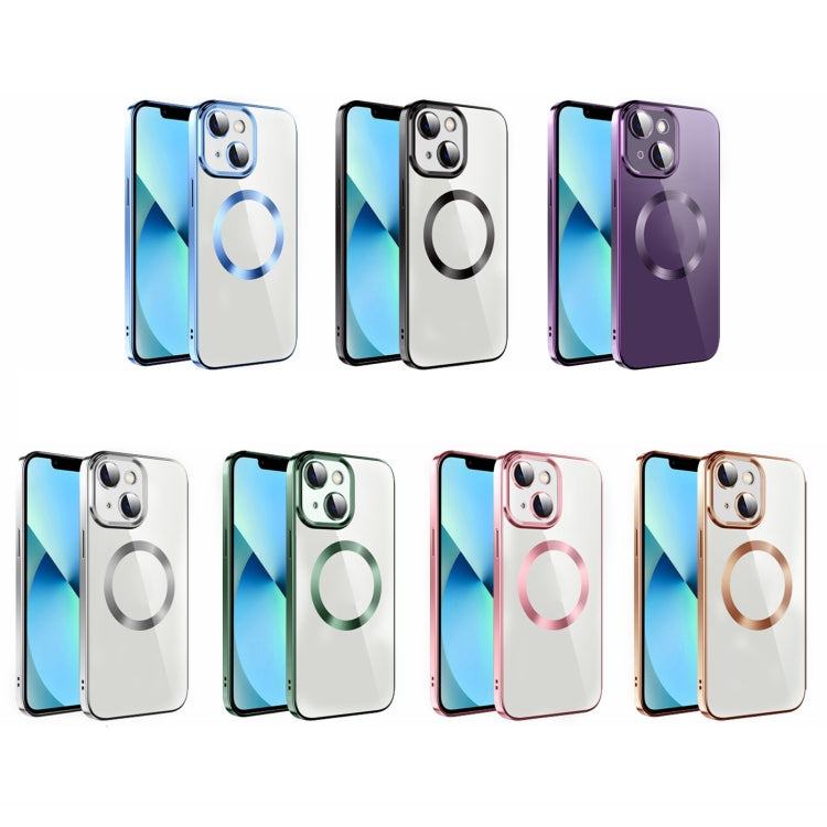 Custodia per telefono in TPU MagSafe galvanica con pellicola per lenti, For iPhone 14 Pro Max, For iPhone 13, For iPhone 13 Pro