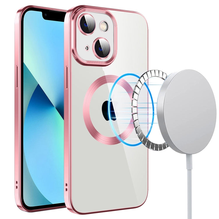 Custodia per telefono in TPU MagSafe galvanica con pellicola per lenti, For iPhone 14 Pro Max, For iPhone 13, For iPhone 13 Pro