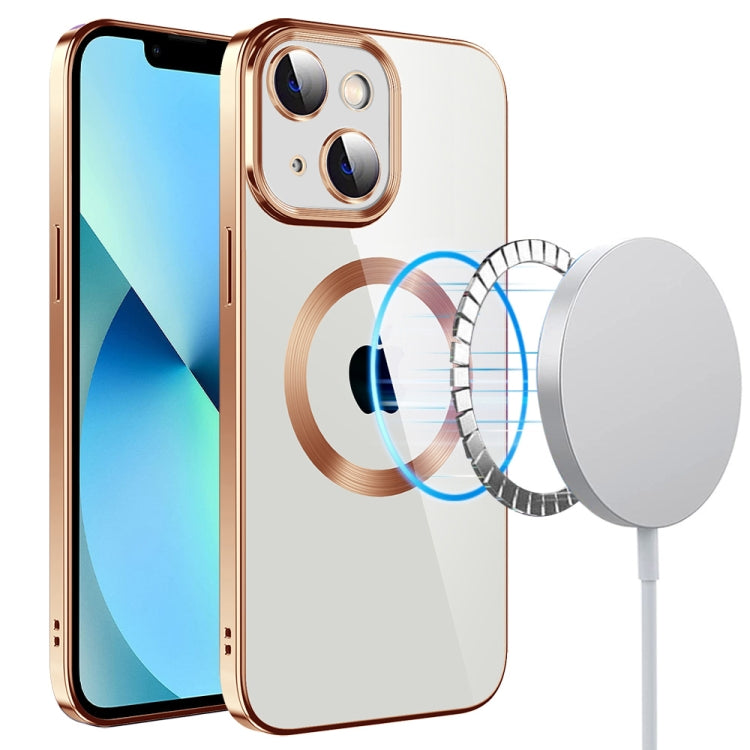 Custodia per telefono in TPU MagSafe galvanica con pellicola per lenti, For iPhone 14 Pro Max, For iPhone 13, For iPhone 13 Pro