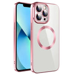 Custodia per telefono in TPU MagSafe galvanica con pellicola per lenti, For iPhone 14 Pro Max, For iPhone 13, For iPhone 13 Pro