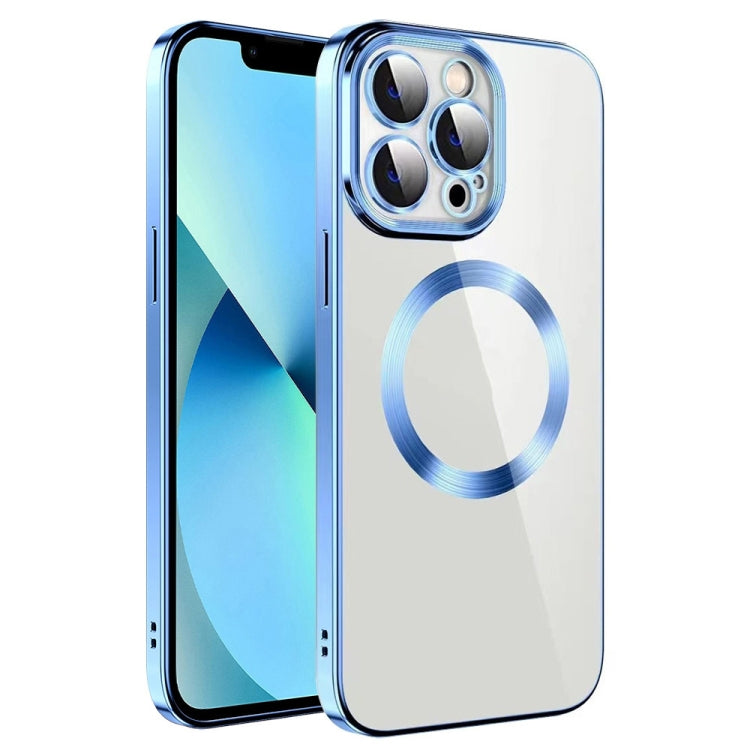 Custodia per telefono in TPU MagSafe galvanica con pellicola per lenti, For iPhone 14 Pro Max, For iPhone 13, For iPhone 13 Pro