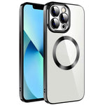Custodia per telefono in TPU MagSafe galvanica con pellicola per lenti, For iPhone 12 Pro Max