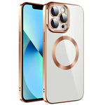 Custodia per telefono in TPU MagSafe galvanica con pellicola per lenti, For iPhone 12 Pro Max