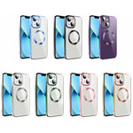 Custodia per telefono in TPU MagSafe galvanica con pellicola per lenti, For iPhone 12 Pro Max