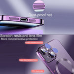 Custodia per telefono in TPU MagSafe galvanica con pellicola per lenti, For iPhone 12 Pro Max