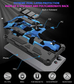 Camouflage Armor Cavalletto TPU + Custodia per telefono magnetica per PC, For Samsung Galaxy S23 Ultra 5G