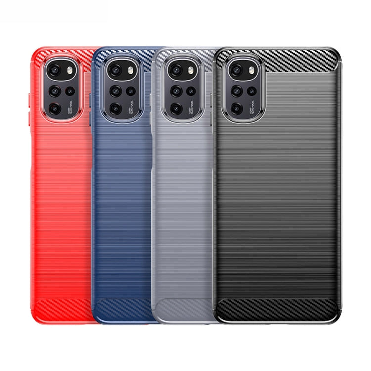 Custodia per telefono TPU in fibra di carbonio con trama spazzolata, For Xiaomi 12T Pro