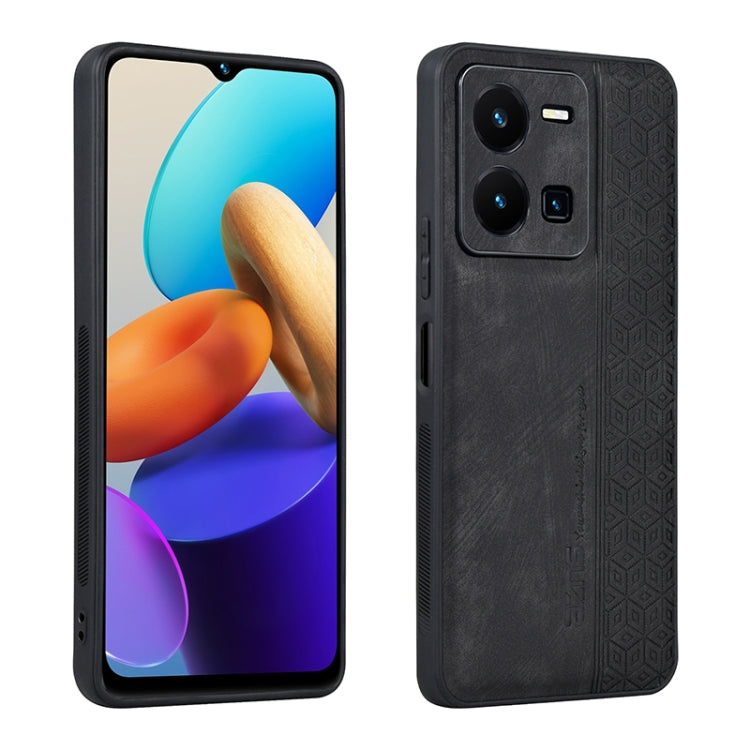 Custodia per telefono AZNS in pelle goffrata 3D, For Xiaomi Poco F4 / Redmi K40S, For Xiaomi Redmi K50 / K50 Pro, For Xiaomi Redmi Note 11E 5G, For vivo Y35 4G