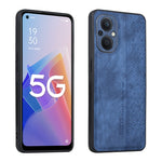 Custodia per telefono AZNS in pelle goffrata 3D, For OPPO A96 5G / F21 Pro 5G