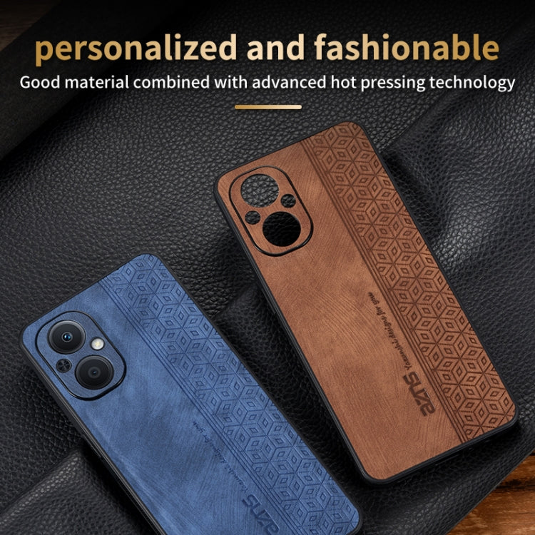 Custodia per telefono AZNS in pelle goffrata 3D, For OPPO A96 5G / F21 Pro 5G