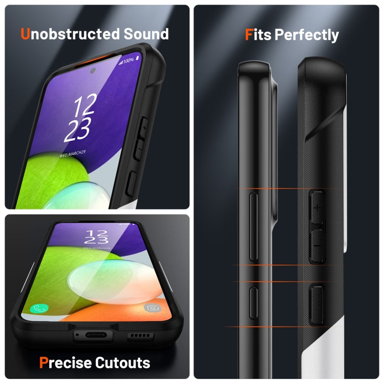 Custodia protettiva antiurto per PC + TPU, For Samsung Galaxy A52 5G, For Samsung Galaxy A53 5G, For Samsung Galaxy F12