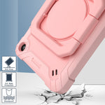 Custodia per tablet con supporto per braccialetto in silicone + PC, For Amazon Kindle Fire 7 2022, For iPad 10th Gen 10.9 2022