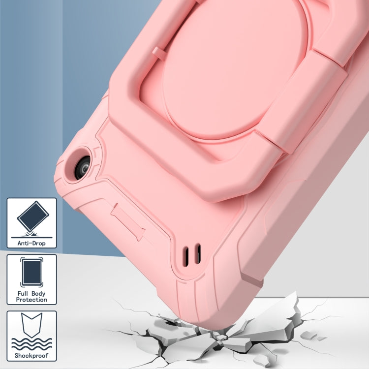Custodia per tablet con supporto per braccialetto in silicone + PC, For Amazon Kindle Fire 7 2022, For iPad 10th Gen 10.9 2022