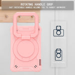 Custodia per tablet con supporto per braccialetto in silicone + PC, For Amazon Kindle Fire 7 2022, For iPad 10th Gen 10.9 2022
