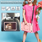 Custodia per tablet con supporto per braccialetto in silicone + PC, For Amazon Kindle Fire 7 2022, For iPad 10th Gen 10.9 2022