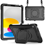 Custodia per tablet con supporto per braccialetto in silicone + PC, For Amazon Kindle Fire 7 2022, For iPad 10th Gen 10.9 2022