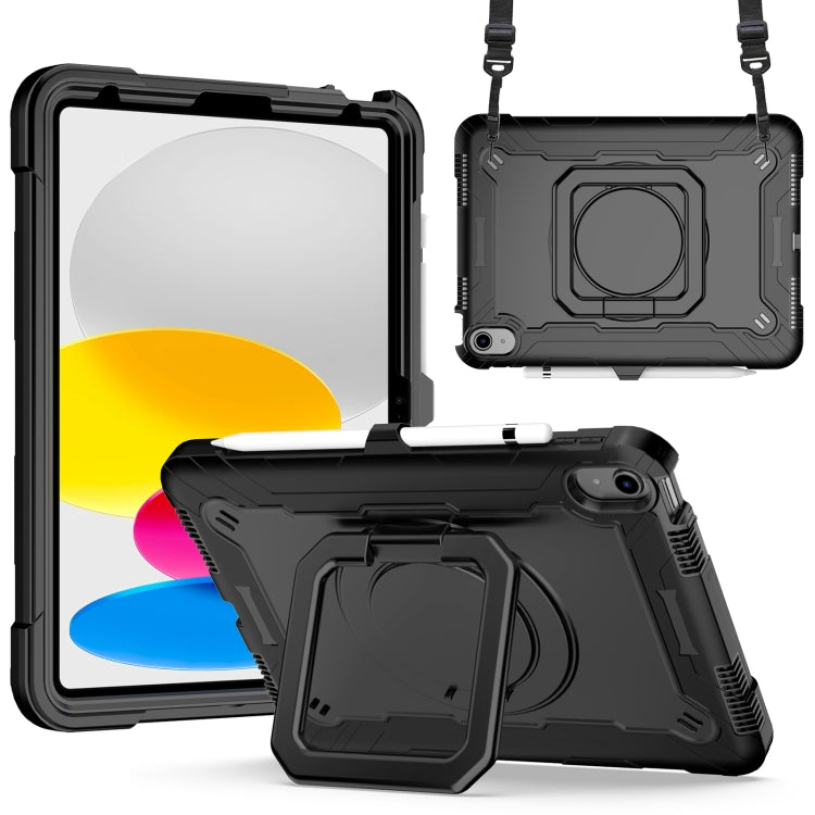 Custodia per tablet con supporto per braccialetto in silicone + PC, For Amazon Kindle Fire 7 2022, For iPad 10th Gen 10.9 2022