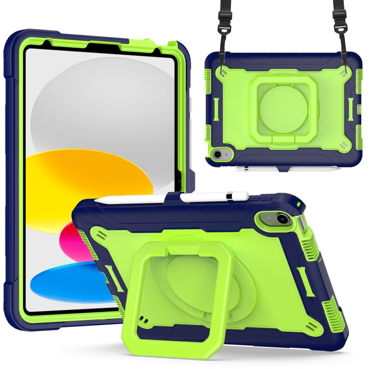 Custodia per tablet con supporto per braccialetto in silicone + PC, For Amazon Kindle Fire 7 2022, For iPad 10th Gen 10.9 2022