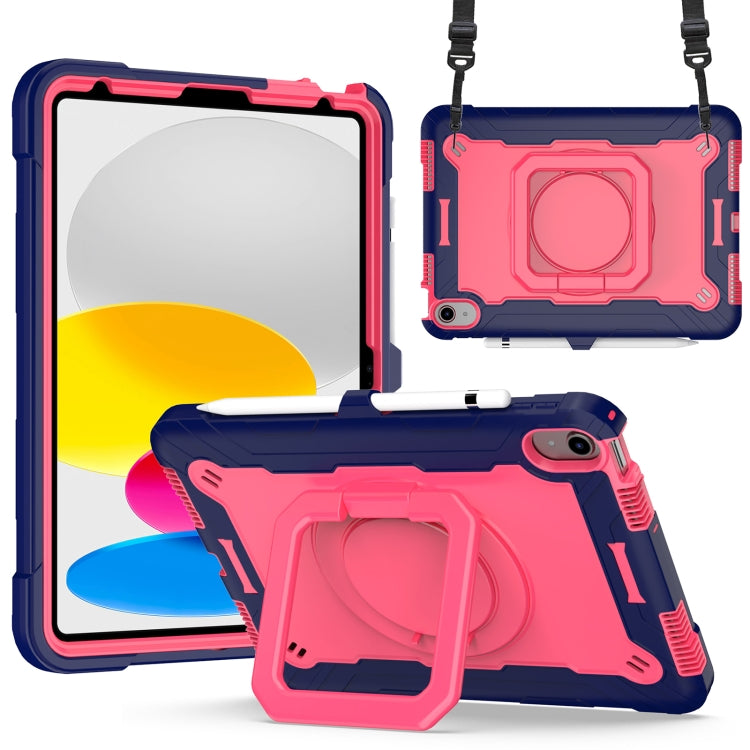 Custodia per tablet con supporto per braccialetto in silicone + PC, For Amazon Kindle Fire 7 2022, For iPad 10th Gen 10.9 2022