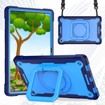 Custodia per tablet con supporto per braccialetto in silicone + PC, For Lenovo Tab M10 Plus 10.6 3rd Gen 2022