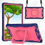 Custodia per tablet con supporto per braccialetto in silicone + PC, For Lenovo Tab M10 Plus 10.6 3rd Gen 2022