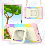 Custodia per tablet con supporto per braccialetto in silicone + PC, For Lenovo Tab M10 Plus 10.6 3rd Gen 2022