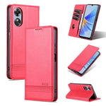 AZNS Custodia per telefono in pelle a conchiglia con struttura in vitello magnetico, For OPPO A17, For Xiaomi 12T / 12T Pro / Redmi K50 Ultra