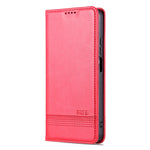 AZNS Custodia per telefono in pelle a conchiglia con struttura in vitello magnetico, For OPPO A17, For Xiaomi 12T / 12T Pro / Redmi K50 Ultra