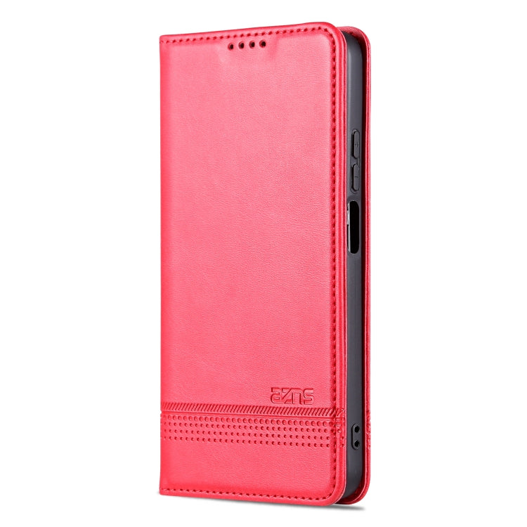 AZNS Custodia per telefono in pelle a conchiglia con struttura in vitello magnetico, For OPPO A17, For Xiaomi 12T / 12T Pro / Redmi K50 Ultra