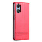 AZNS Custodia per telefono in pelle a conchiglia con struttura in vitello magnetico, For OPPO A17, For Xiaomi 12T / 12T Pro / Redmi K50 Ultra