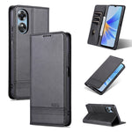 AZNS Custodia per telefono in pelle a conchiglia con struttura in vitello magnetico, For OPPO A17, For Xiaomi 12T / 12T Pro / Redmi K50 Ultra