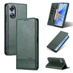 AZNS Custodia per telefono in pelle a conchiglia con struttura in vitello magnetico, For OPPO A17, For Xiaomi 12T / 12T Pro / Redmi K50 Ultra