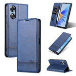 AZNS Custodia per telefono in pelle a conchiglia con struttura in vitello magnetico, For OPPO A17, For Xiaomi 12T / 12T Pro / Redmi K50 Ultra