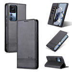 AZNS Custodia per telefono in pelle a conchiglia con struttura in vitello magnetico, For OPPO A17, For Xiaomi 12T / 12T Pro / Redmi K50 Ultra