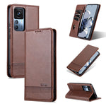 AZNS Custodia per telefono in pelle a conchiglia con struttura in vitello magnetico, For OPPO A17, For Xiaomi 12T / 12T Pro / Redmi K50 Ultra