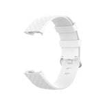 Cinturino per cinturino da polso in TPU con fibbia color argento per Fitbit Charge 4 / Charge 3 / Charge 3 SE, Size: L