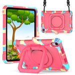 Custodia per tablet con supporto per braccialetto in silicone + PC, For iPad mini 2024 / mini 6, For Samsung Galaxy Tab A8 10.5 2021
