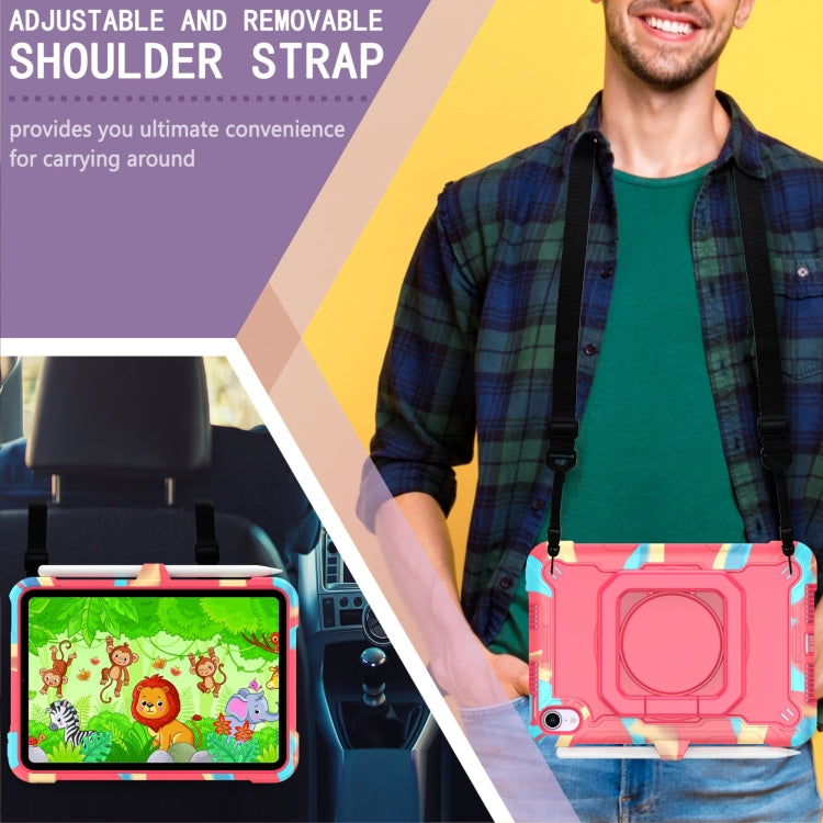 Custodia per tablet con supporto per braccialetto in silicone + PC, For iPad mini 2024 / mini 6, For Samsung Galaxy Tab A8 10.5 2021