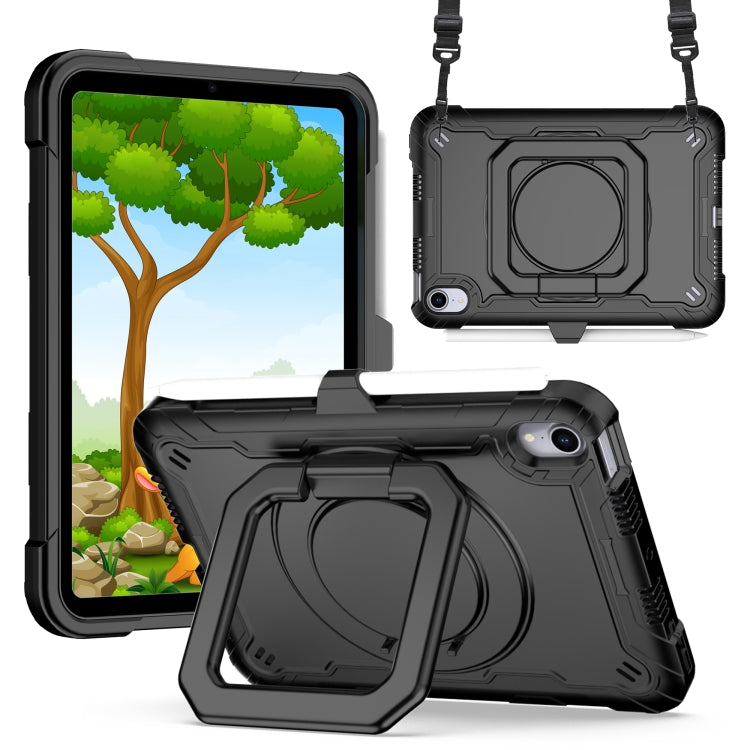 Custodia per tablet con supporto per braccialetto in silicone + PC, For iPad mini 2024 / mini 6, For Samsung Galaxy Tab A8 10.5 2021