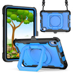Custodia per tablet con supporto per braccialetto in silicone + PC, For iPad mini 2024 / mini 6, For Samsung Galaxy Tab A8 10.5 2021
