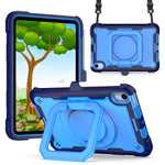 Custodia per tablet con supporto per braccialetto in silicone + PC, For iPad mini 2024 / mini 6, For Samsung Galaxy Tab A8 10.5 2021