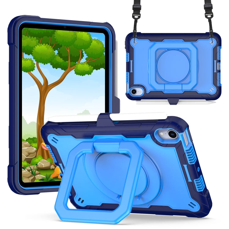 Custodia per tablet con supporto per braccialetto in silicone + PC, For iPad mini 2024 / mini 6, For Samsung Galaxy Tab A8 10.5 2021